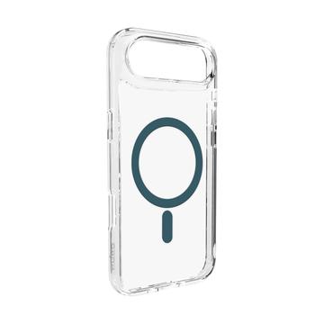 iPhone Air Puro Lite Mag Hybrid Cover - turkis/gennemsigtig