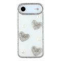 iPhone Air Funklende Kærlighed og Perle Hybrid Cover - Hvid