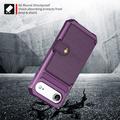iPhone Air TPU Cover med Kortholder - Lilla