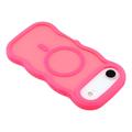 iPhone Air Bølgekant magnetisk hybrid cover - hot pink