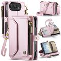 iPhone Duo CaseMe C36 RFID Taske / Etui m. Pung - Pink