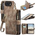 iPhone Duo Caseme C30 Multifunktionel Pung - Brun