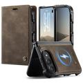 iPhone Duo Caseme C49 2-i-1 aftagelig pungetui - MagSafe-kompatibel, RFID - Kaffe