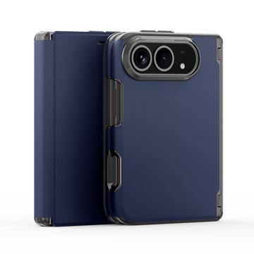 iPhone Duo Dux Ducis Fort Series flip-etui - Blå