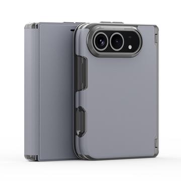 iPhone Duo Dux Ducis Fort Series flip-etui - grå
