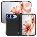iPhone Duo Imak Ruiyi Hybrid Cover - Karbonfiber - Sort
