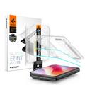 iPhone Duo Spigen Glas.tR EZ Fit Pro Skærmbeskyttelse Hærdet Glas - 2 Stk. - Klar