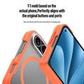 iPhone Fold Dux Ducis Expn Hybrid Cover - MagSafe-kompatibelt - Orange