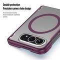 iPhone Fold Dux Ducis Expn Hybrid Cover - MagSafe-kompatibelt - Mørk kirsebær