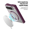 iPhone Fold Dux Ducis Expn Hybrid Cover - MagSafe-kompatibelt - Mørk kirsebær
