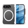 iPhone Fold Dux Ducis Expn Hybrid Cover - MagSafe-kompatibelt - hvid