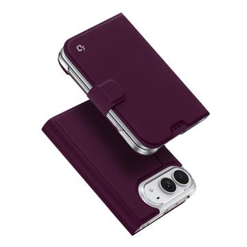 iPhone Duo Dux Ducis Skin Pro Flip Cover - Mørk kirsebær