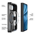 iPhone Fold Dux Ducis Yind Hybrid Cover - MagSafe-kompatibel - Sort