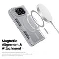 iPhone Fold Dux Ducis Yind Hybrid Cover - MagSafe-kompatibel - Grå