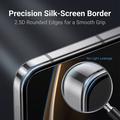 iPhone Fold Skærmbeskyttelse Hærdet Glas - Full Fit - 9H - Sort kant