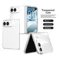 iPhone Fold Plastik Cover - Gennemsigtig