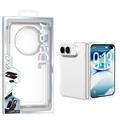 iPhone Fold Plastik Cover - Gennemsigtig