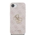 iPhone 16e Guess 4G Big Metal Logo Hybrid Cover - Pink