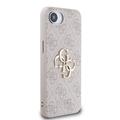 iPhone 16e Guess 4G Big Metal Logo Hybrid Cover - Pink