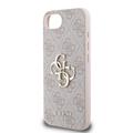 iPhone 16e Guess 4G Big Metal Logo Hybrid Cover - Pink