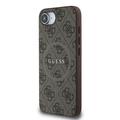 iPhone 16e Guess 4G farvet ringcover - MagSafe-kompatibel - brun