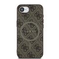 iPhone 16e Guess 4G farvet ringcover - MagSafe-kompatibel - brun