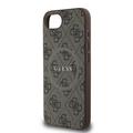 iPhone 16e Guess 4G farvet ringcover - MagSafe-kompatibel - brun