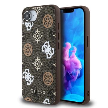 iPhone 16e Guess 4G Peony Cover - MagSafe-kompatibel - Brun