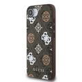 iPhone 16e Guess 4G Peony Cover - MagSafe-kompatibel - Brun