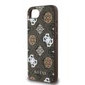 iPhone 16e Guess 4G Peony Cover - MagSafe-kompatibel - Brun