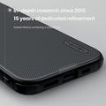iPhone 16e Nillkin Super Frosted Shield Pro Hybrid Cover - Blå