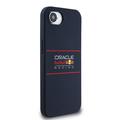 iPhone 16e Oracle Red Bull Racing Silikone Cover med vandret logo - MagSafe-kompatibel - Flåde