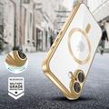 iPhone 16e Tech-Protect MagFlex Cover - MagSafe-kompatibelt - Klar / Guld