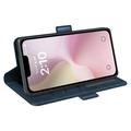 iPhone 16e tegnebogsetui med magnetisk lukning - kalvetekstur