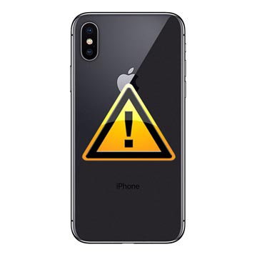 iPhone X Bag Cover Reparation - inkl. ramme - Sort