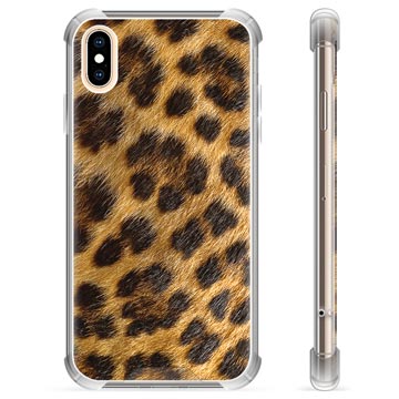 iPhone X / iPhone XS Hybrid Cover - Leopard