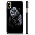 iPhone X / iPhone XS Beskyttende Cover - Sort Panter