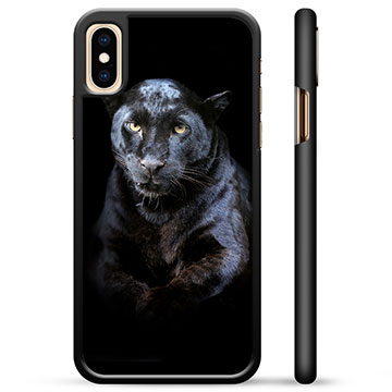 iPhone XS Max Beskyttende Cover - Sort Panter