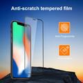 iPhone X/XS/11 Pro Lippa 2.5D helglas Skærmbeskyttelse Hærdet Glas - 9H - sort kant