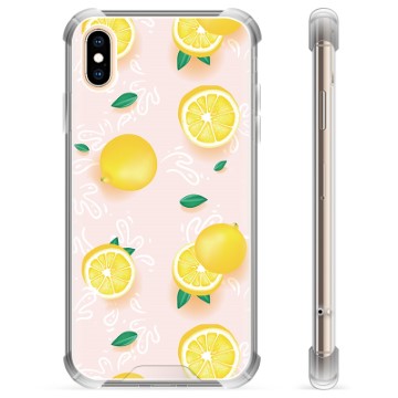 iPhone XS Max Hybrid Cover - Citron Mønster