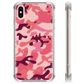 iPhone XS Max Hybrid Cover - Pink Camouflage