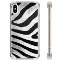 iPhone X / iPhone XS Hybrid Cover - Zebra