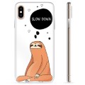 iPhone X / iPhone XS TPU Cover - Slow Down
