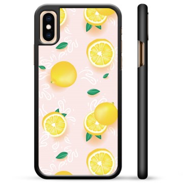 iPhone X / iPhone XS Beskyttende Cover - Citron Mønster