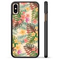 iPhone X / iPhone XS Beskyttende Cover - Lyserøde Blomster