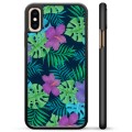 iPhone X / iPhone XS Beskyttende Cover - Tropiske Blomster