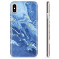 iPhone X / iPhone XS TPU Cover - Farverig Marmor