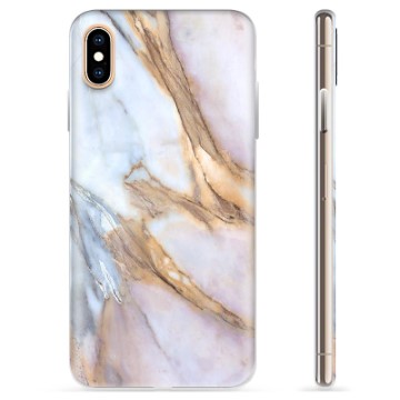 iPhone XS Max TPU Cover - Elegant Marmor