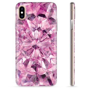 iPhone X / iPhone XS TPU Cover - Pink Krystal