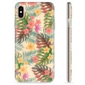 iPhone X / iPhone XS TPU Cover - Lyserøde Blomster